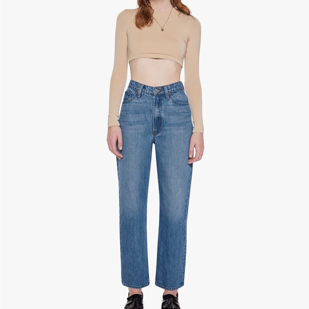 MOTHER DENIM Savory High Waist Wide Leg Jeans in Delicious Memories